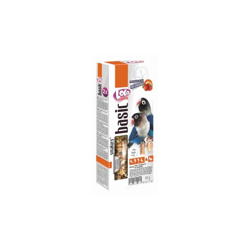 Lolo Pets Smakers Agaporniden - Fruit 2 stuks Direct Beschikbaar