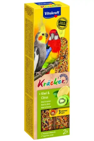 Vitakraft kracker Valkparkiet Kiwi en Citrus 2 stuks Bestseller