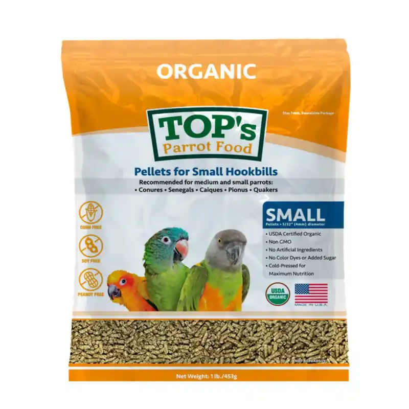 TOP‘s Parrot Small Pellets 4 pound (1,81 kg) Nieuw