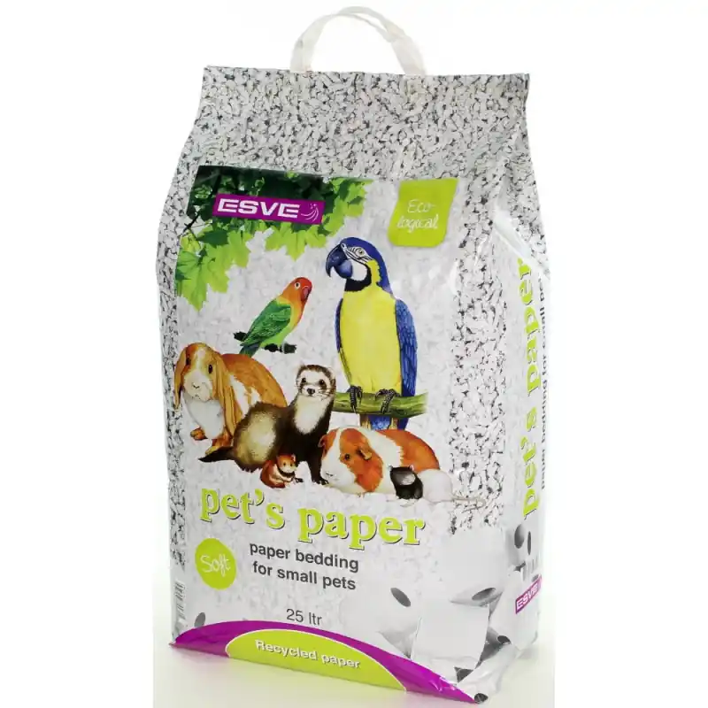 Esve Biolitter/ Pet‘s Paper Bodembedekking 25 Liter Nieuw
