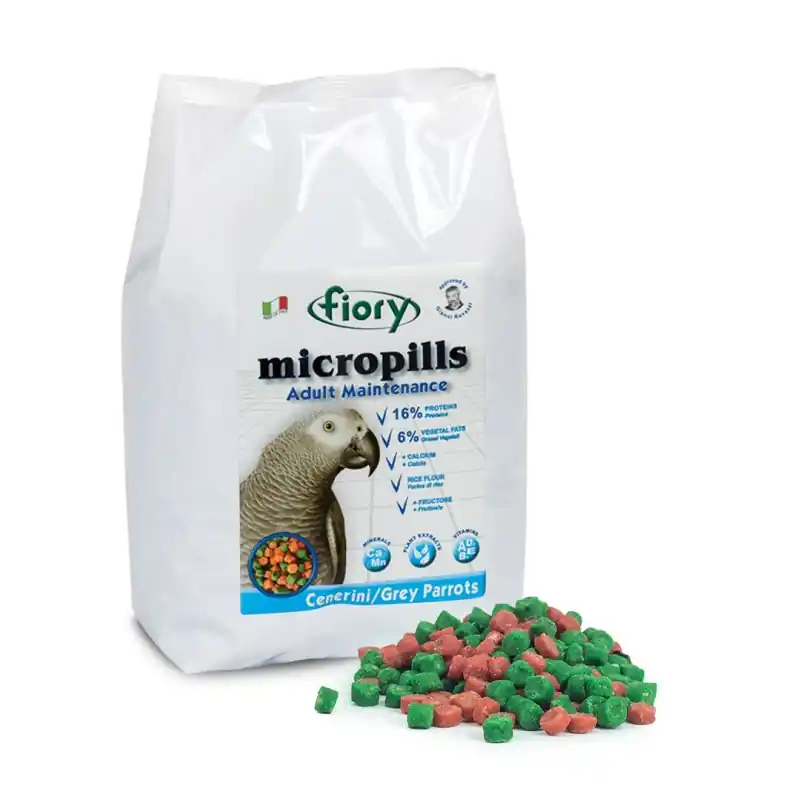 Fiory Micropills Grijze Roodstaart 2,5 kg Aanbieding
