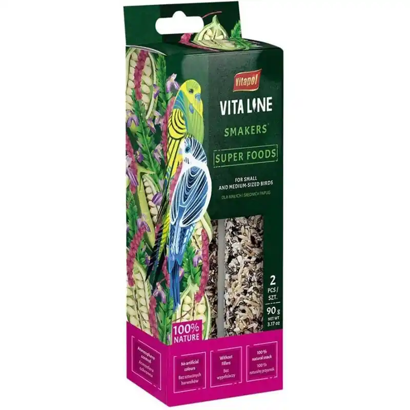 Vitapol Smakers Vitaline Super Foods for Small and Medium Birds Bestseller