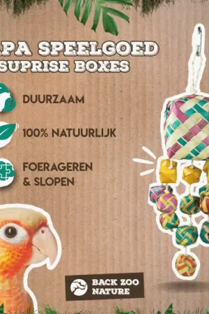 Weekendaanbieding Back Zoo Nature Napa Vogelspeelgoed - Surprise Boxes
