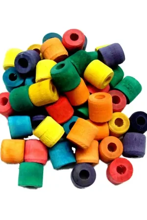 Bestseller Zoo-Max Houten Busjes Gekleurd 48 stuks