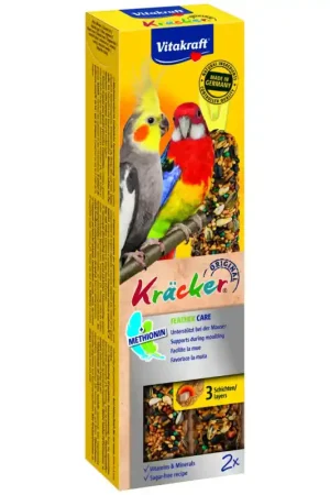 Vitakraft Kracker Valkparkiet Feather care (Rui) 2 stuks Weekendaanbieding