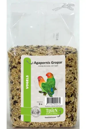 Tijssen Agapornis Gropar ZONDER Zonnepitten 1 kg Weekendaanbieding