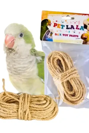 Beperkte Voorraad Petlala Sisal Rope 4mm 10 meter - DIY Bird Toy Parts