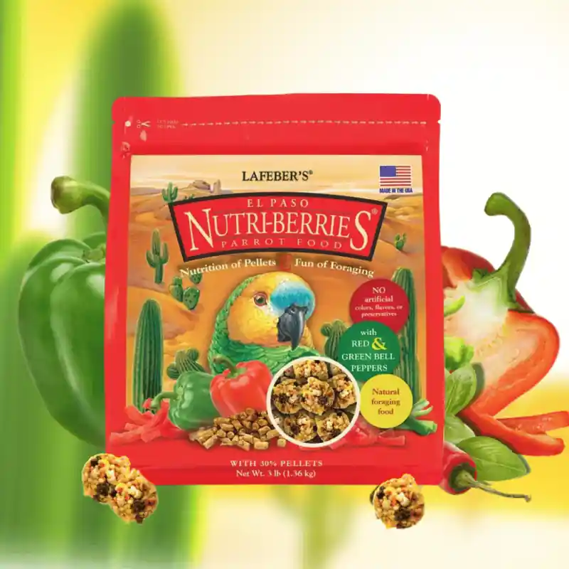 Lafeber Nutri-Berries El Paso - Papegaai 1,36 kg Seizoensaanbieding