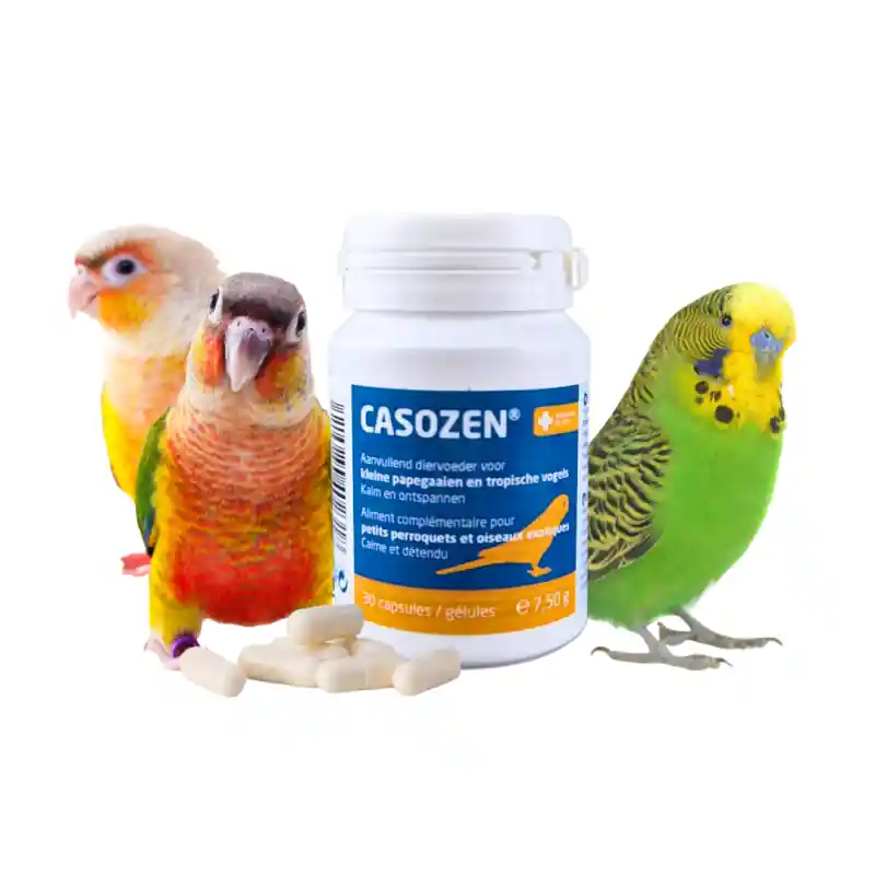 Casozen - Antistress- en verenplukmiddel voor Kleine Papegaaien en Tropische Vogels Meest Verkocht