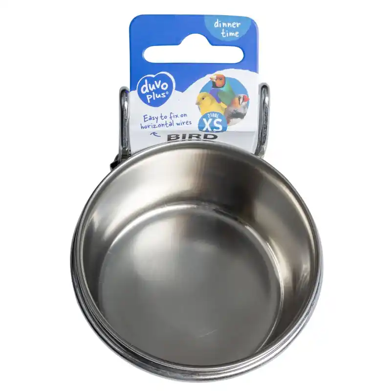 Voerbakje RVS met haak 7 cm Bestseller
