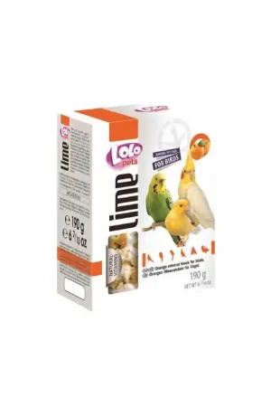 Lolo Pets Mineraalblok XL - Sinaasappel voor de grote vogel Uitverkoop