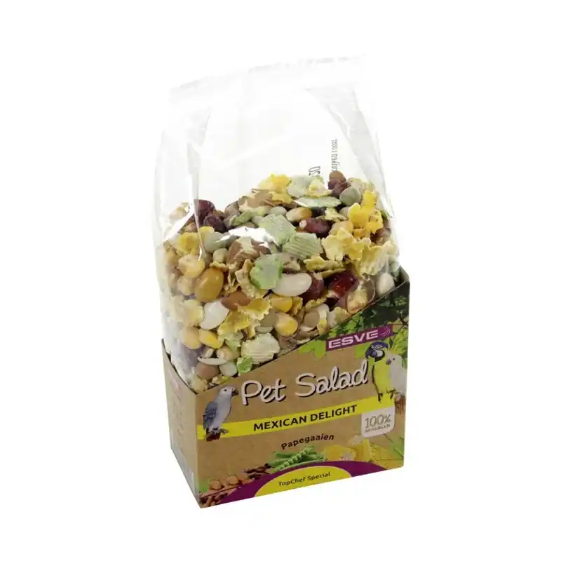 Op = Op Esve Pet Salad Mexican Delight Vogel 250 Gram