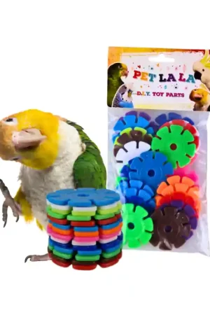Petlala Plastic Lotus Leaves 6 cm 24stuks - DIY Bird Toy Parts Bestseller