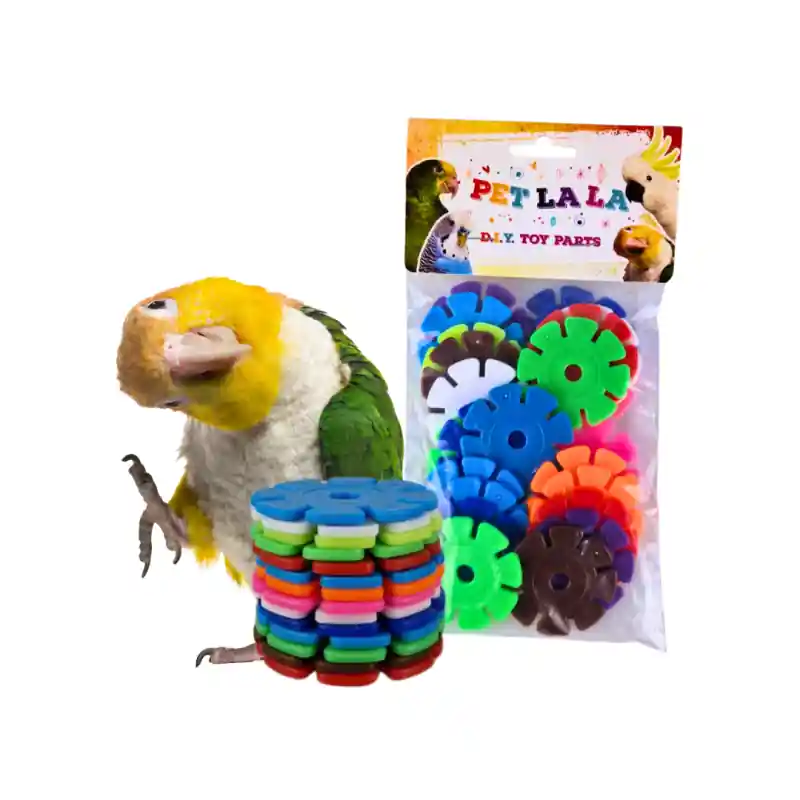 Petlala Plastic Lotus Leaves 6 cm 24stuks - DIY Bird Toy Parts Bestseller
