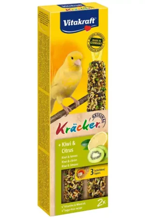 Vitakraft Kracker Kanarie Kiwi En Citrus Hoge Kwaliteit