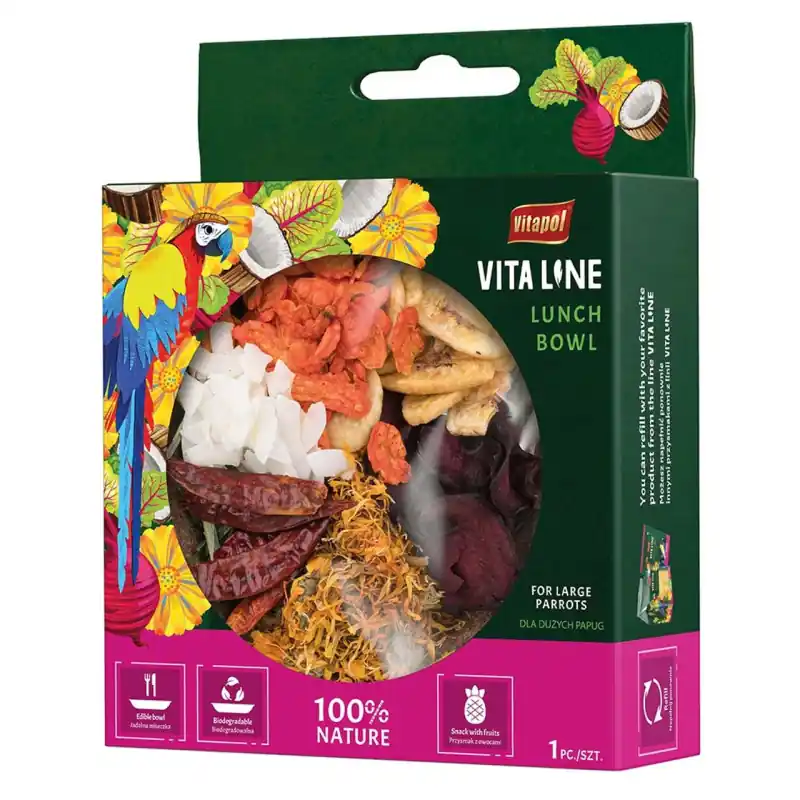 Tijdelijk Beschikbaar Vitapol Vitaline Lunch Bowl Papegaai