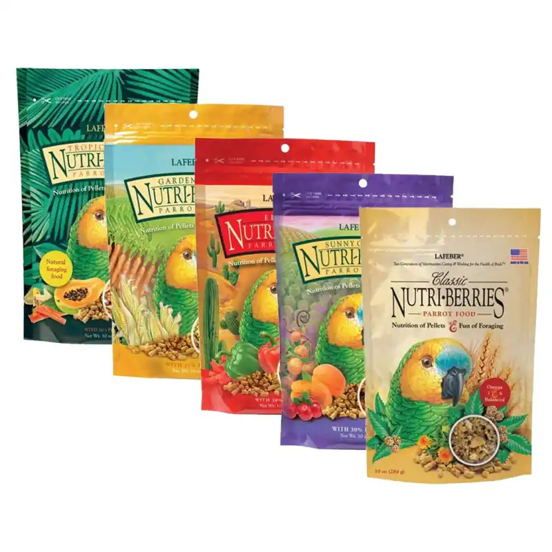Combi-Deal Lafeber Nutri-Berries PAPEGAAI 5 Smaken Meest Verkocht