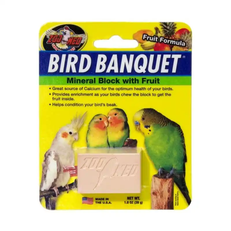 Must-Have Zoo Med Bird Banquet Block Fruit - Small