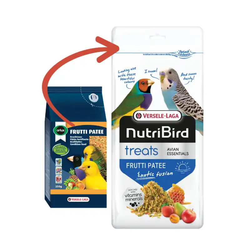 NutriBird Eivoer Treats Frutti Patee 250 gram Superprijs