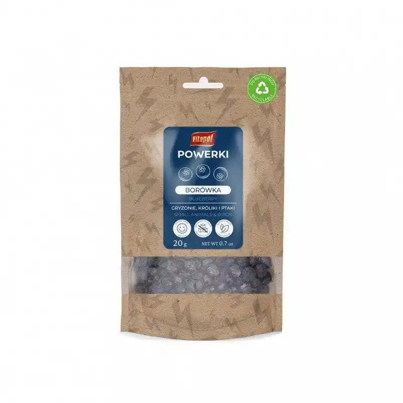 Beperkt Aanbod Vitapol Powerki Small Animals Birds Blueberry
