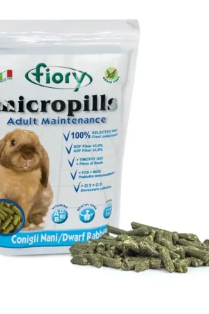 Fiory Micropills Volwassen Dwergkonijn 2 kg (Graanvrij) Dagaanbieding