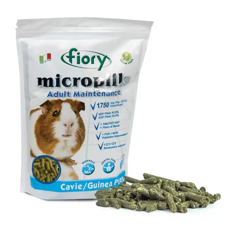 Bestel Nu Fiory Micropills Volwassen Cavia 2 kg (Graanvrij)