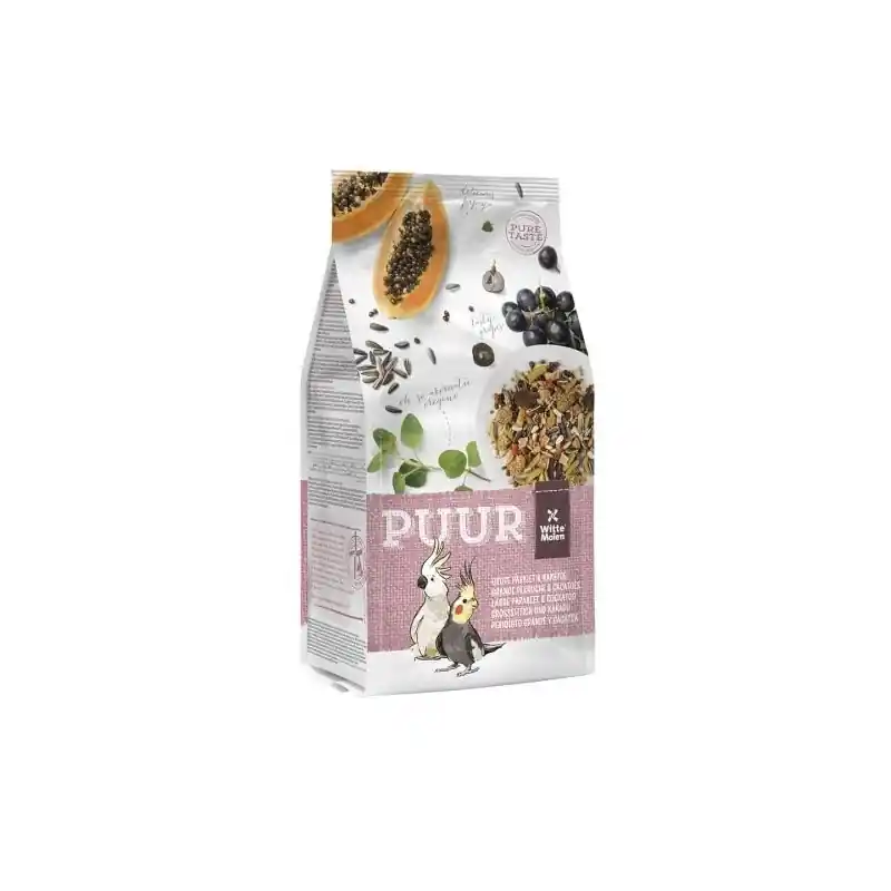 Gecertificeerd Witte Molen Puur Grote Parkiet & Kaketoe 750 Gram