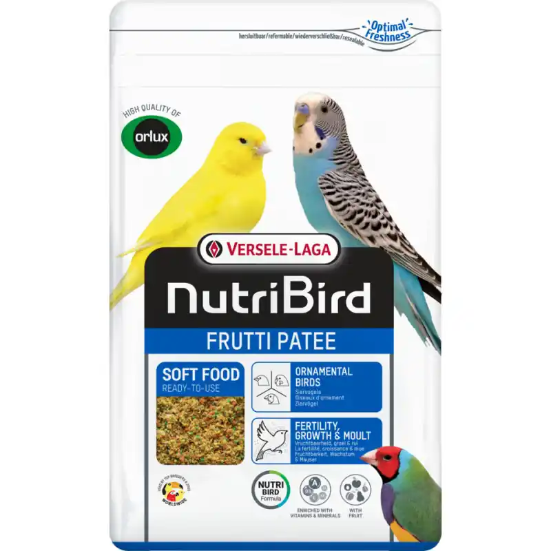 NutriBird Eivoer Frutti Patee 1000 gram Exclusieve Aanbieding