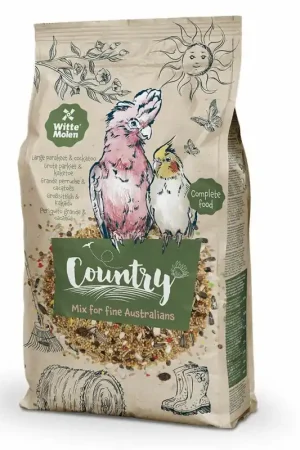 Witte Molen Country Grote Parkiet en Kaketoe 600 gram Premium