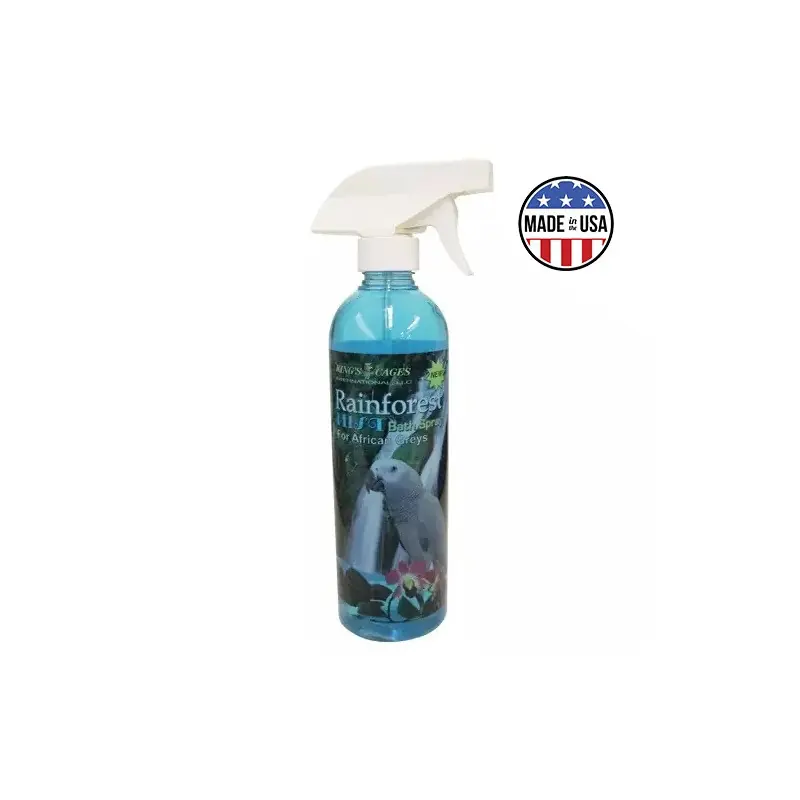 Favoriet Rainforest Mist Bath Spray African Greys and Amazones 502ml