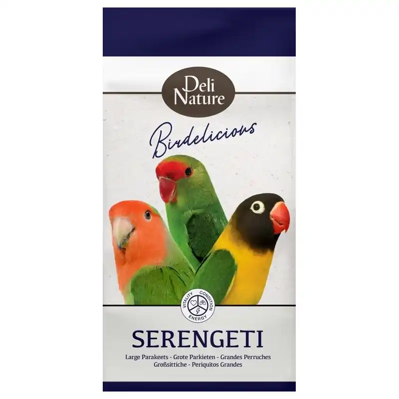 Deli Nature Birdelicious Grote Parkieten Serengeti 2,5 kg Meest Verkocht