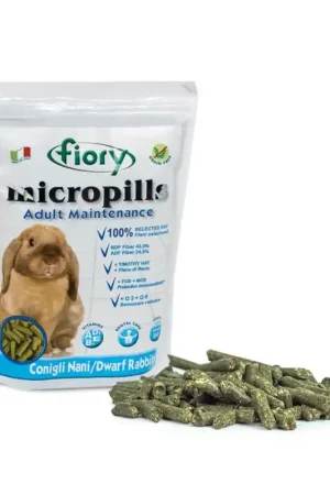 Koop Vandaag Fiory Micropills Volwassen Dwergkonijn 850 gram (Graanvrij)