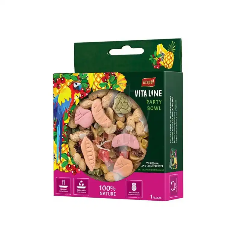 Vitapol Vitaline Party Bowl Papegaai Betrouwbaar