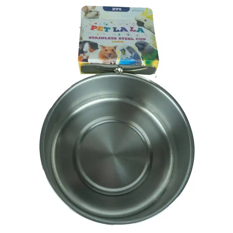 Petlala Stainless Steel Cup Large 14cm Aanbieding