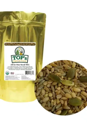 Koop Online TOP‘s Parrot All-In-One Seed Mix M/L Parrots 2,27kg