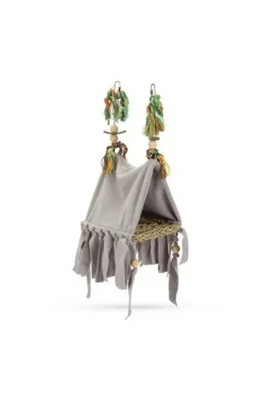 Beste Prijs Beeztees Vogeltent Ami Grijs 23x13x15 cm