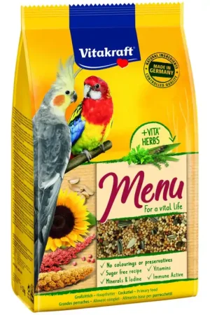 Exclusieve Aanbieding Vitakraft Menu voor grote parkieten 1 kg