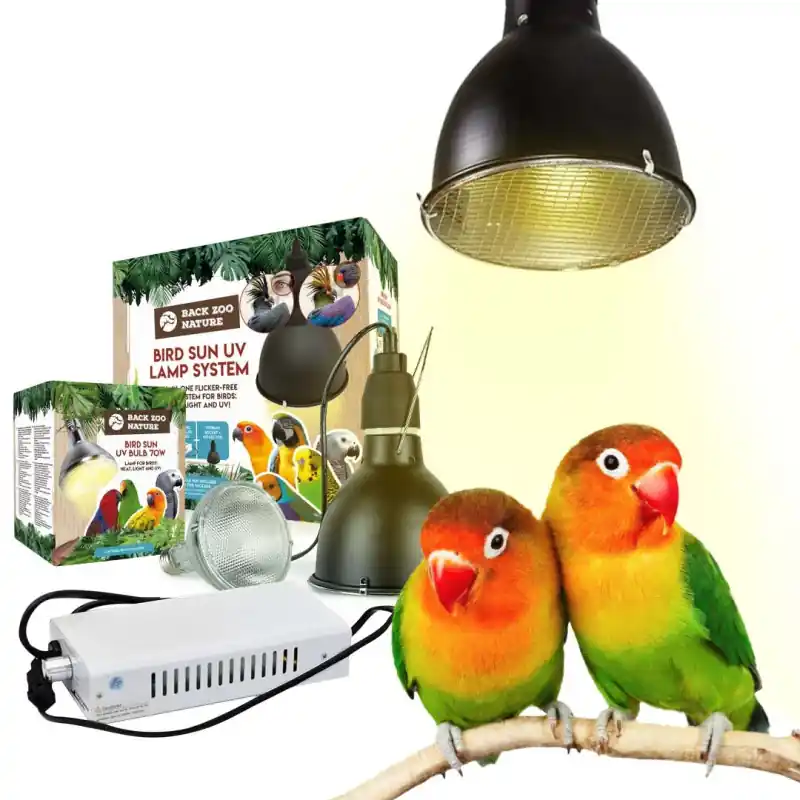 Back Zoo Nature Bird Sun UV-Lamp System + 35W Lamp SET Actieprijs