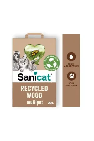 Sanicat Gerecycled Wood Pellets 20 Liter Koopje