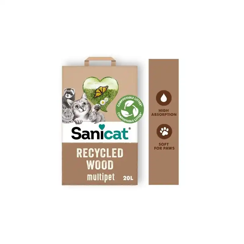 Sanicat Gerecycled Wood Pellets 20 Liter Koopje