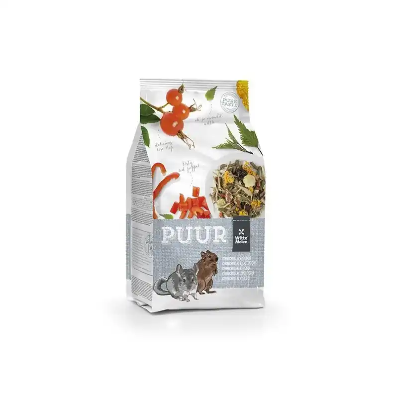 Premium Witte Molen Puur Chinchilla & Degoe 500 Gram