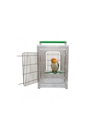 Laatste Kans Featherland Paradise Reiskooi Polycarbonaat met zitstok