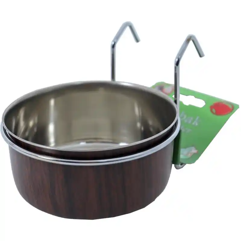 Boon Voerbak RVS Met Houder & Print Ø 12.5 cm - 625 ml Laatste Kans