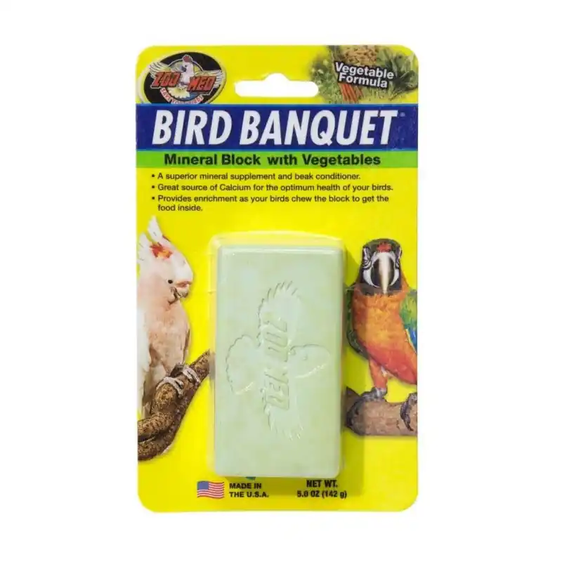 Must-Have Zoo Med Bird Banquet Block Vegetable - Large
