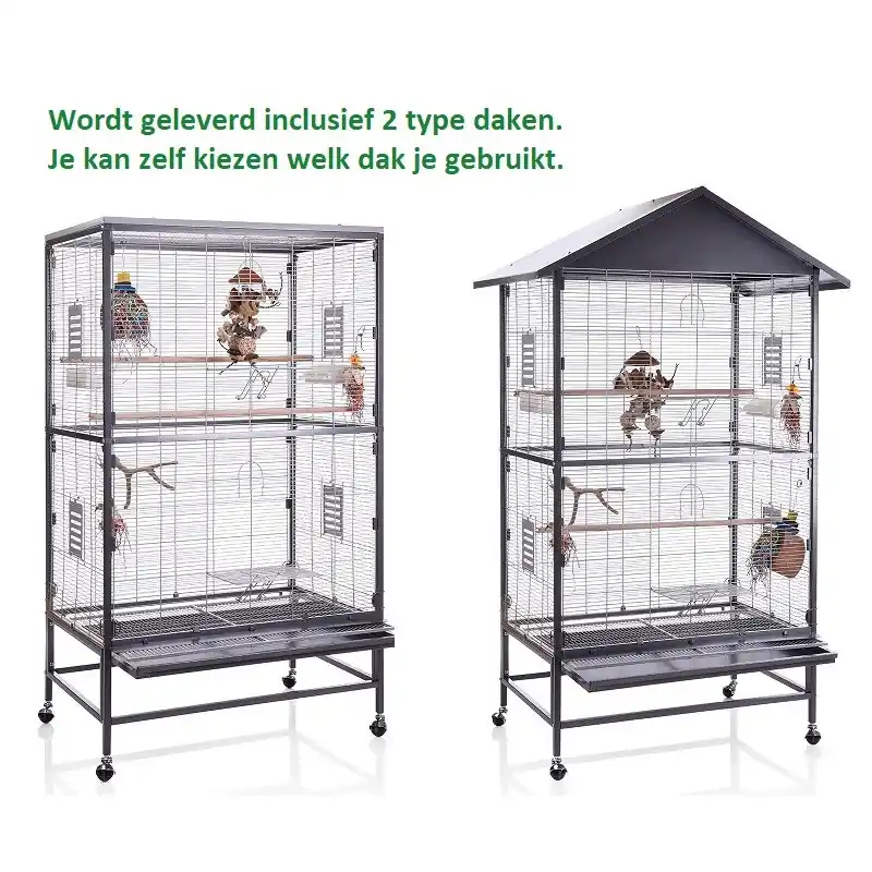 Montana Voliere Villa Casa 90 Antiek-Platinum Fabrieksprijs