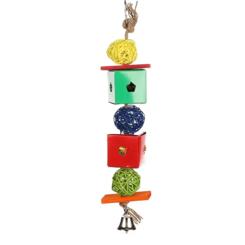 Hoge Kwaliteit Flamingo Parkietenspeelgoed Papier Cube Large