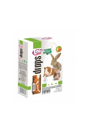 Favoriet Lolo Pets Drops voor Knaagdier en Konijn - Wortel