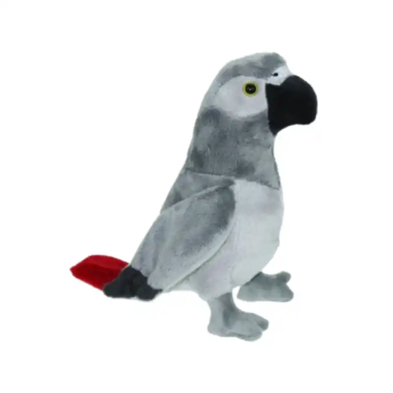 Alleen Vandaag Pluche Grijze Roodstaart Knuffel 19cm