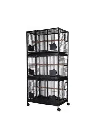 Gratis Retour Strong Papegaaienkooi Flight Cage Triple