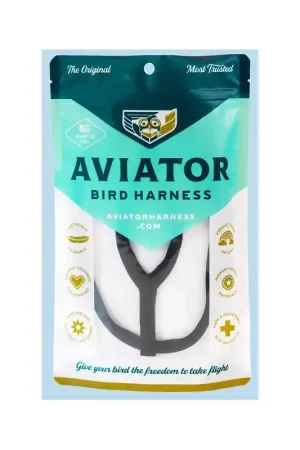 Snelle Levering Aviator Large Vogeltuigje Zwart
